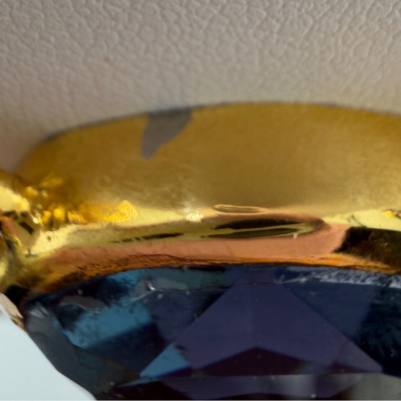 Vintage Maresco Jeweled Chain Necklace and unsigned Matching Cuff - Picture 4 of 15